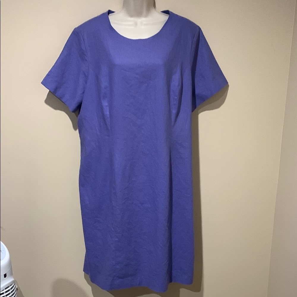 Adolfo Studio Linen blend dress